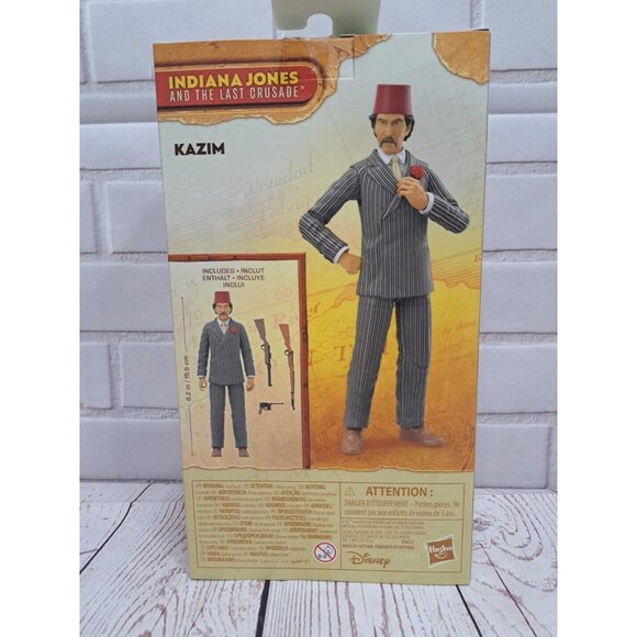 NIB Hasbro Indiana Jones Adventure Series Kazim Action Figure - Picture 4 of 7
